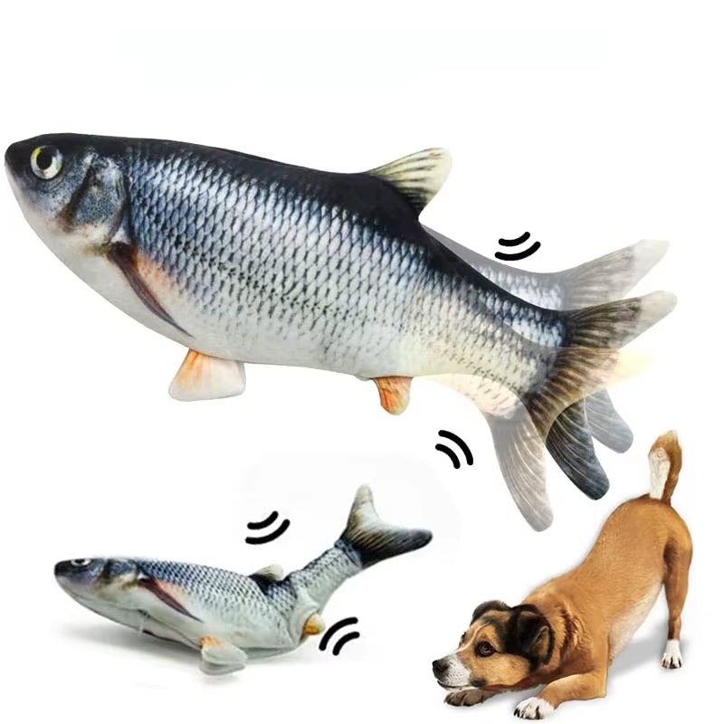 Simulation Fish Electric Swinging Fish Jumping Fish Carp Pet Cat Toys Jumping Fish Pet Supplies