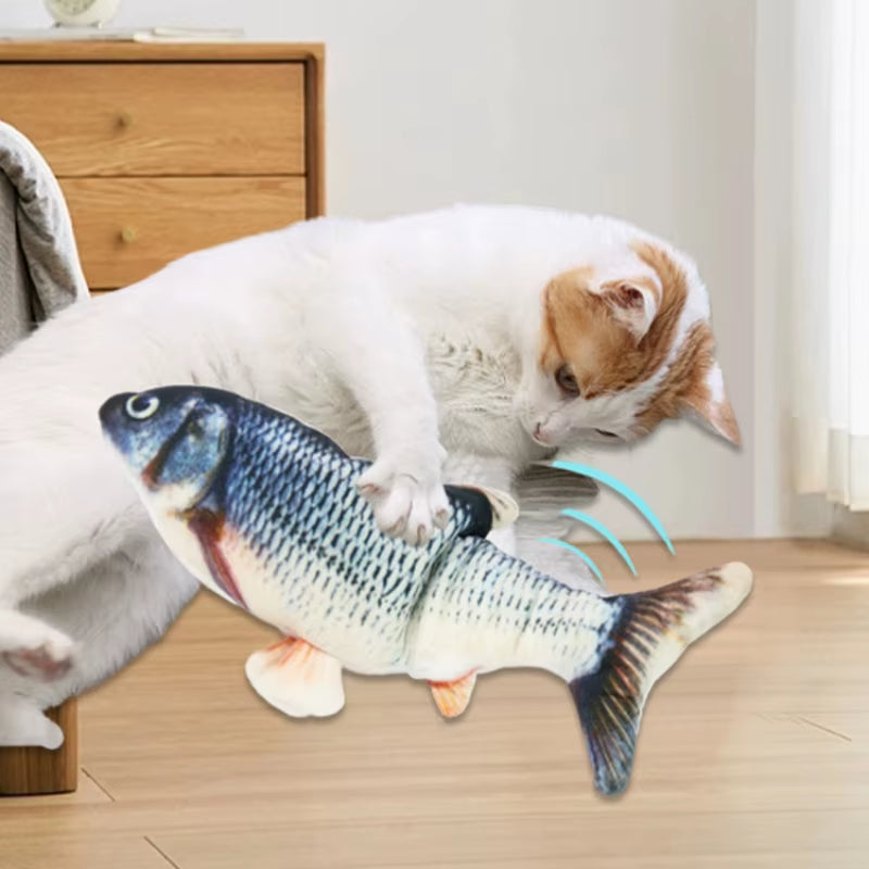 Simulation Fish Electric Swinging Fish Jumping Fish Carp Pet Cat Toys Jumping Fish Pet Supplies
